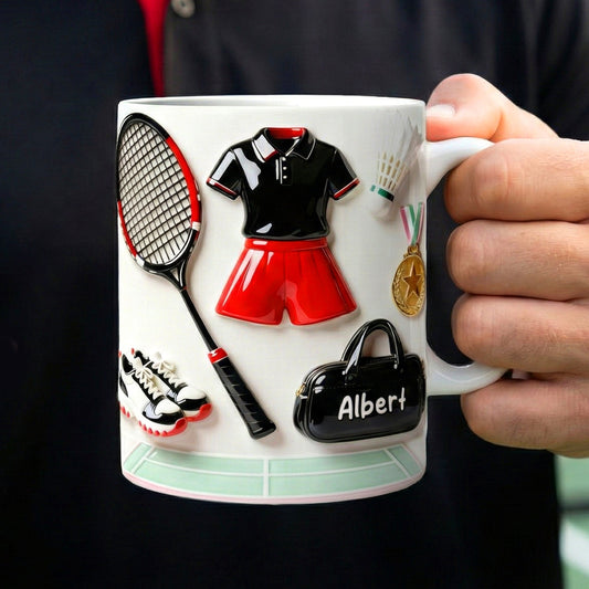 Complete Badminton Outfit Coffee Mug - Personalized Gift For Badminton Lovers 03TOQN110226