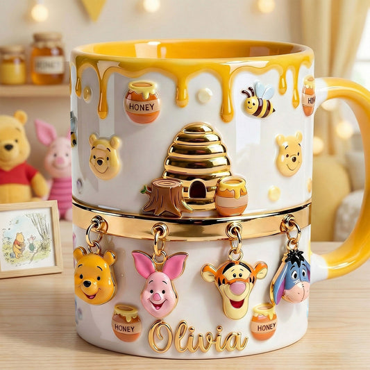 Childhood Bear And Friends Coffee Accent Mug - Personalized Gifts For Kids Coffee Mug 02TGTI220126