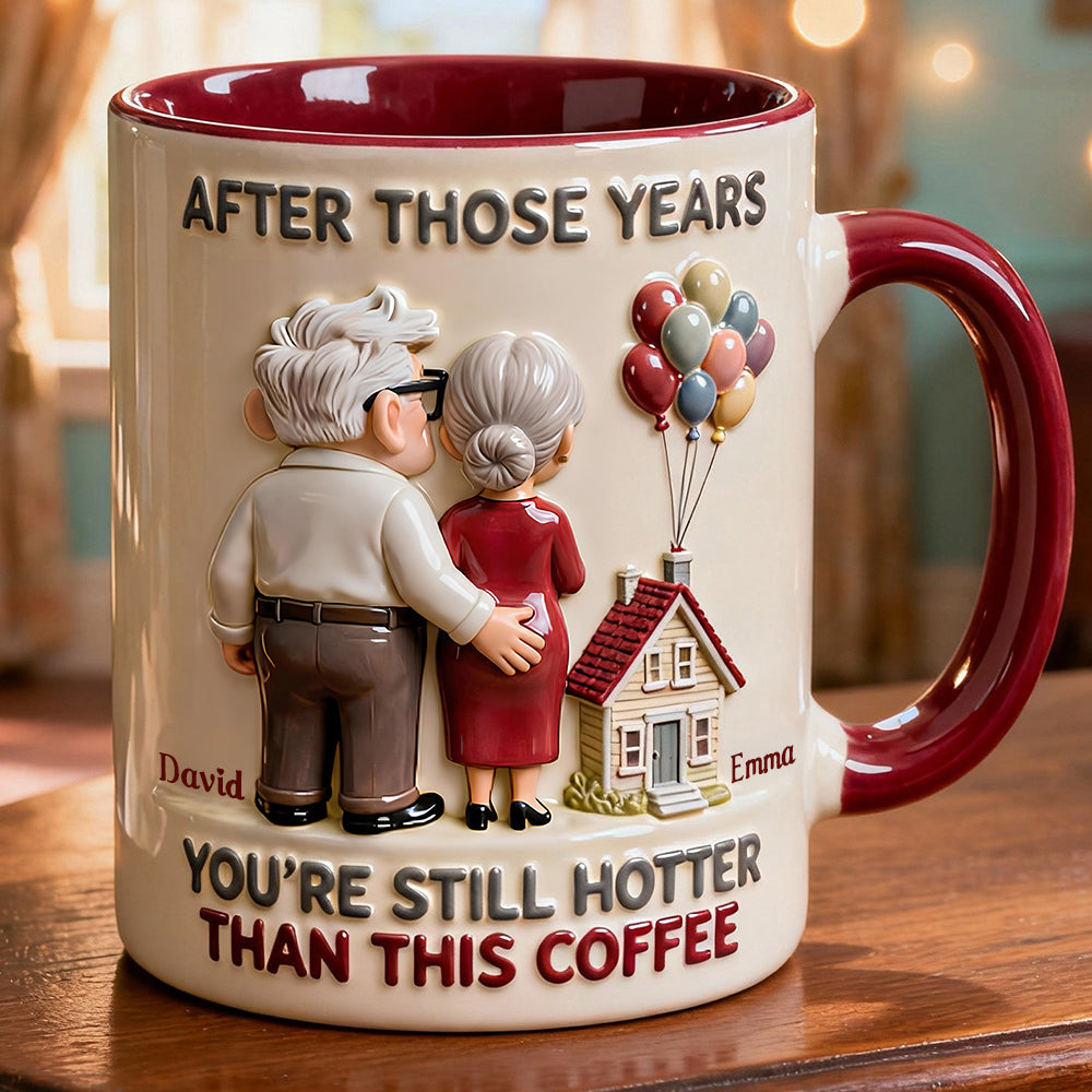 Funny Old Couple Accent Mug - Personalized Gifts For Couple 04PGDT030226