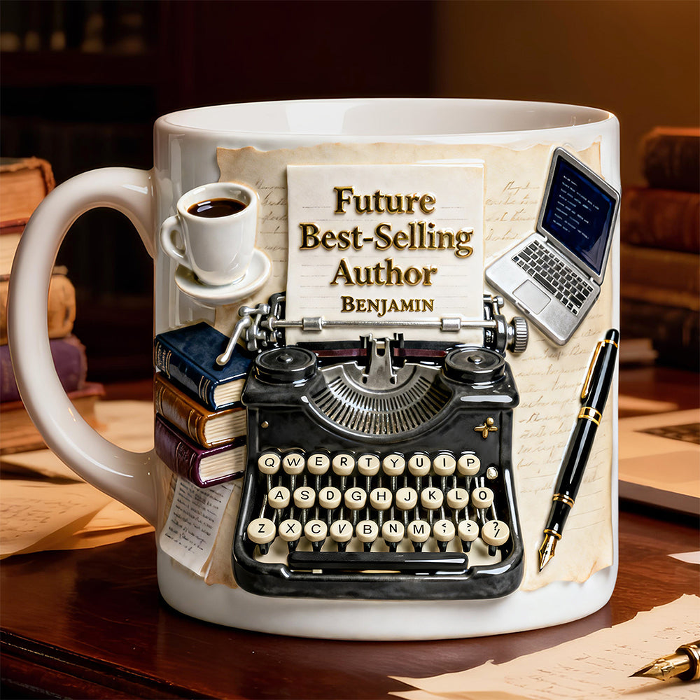 Future Best-Selling Author Coffee Mug - Personalized Gifts for Writers 04NADT220126