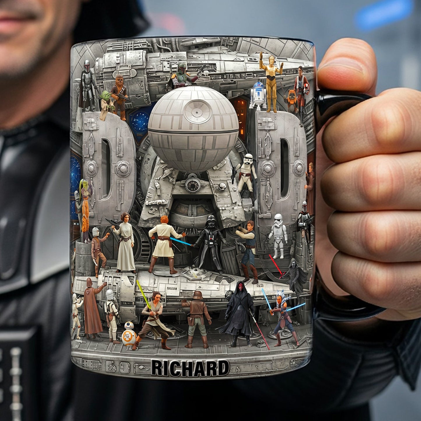 Dad Stand Out Of This World Magic Mug - Personalized Gifts For Dad 05QHQN070526
