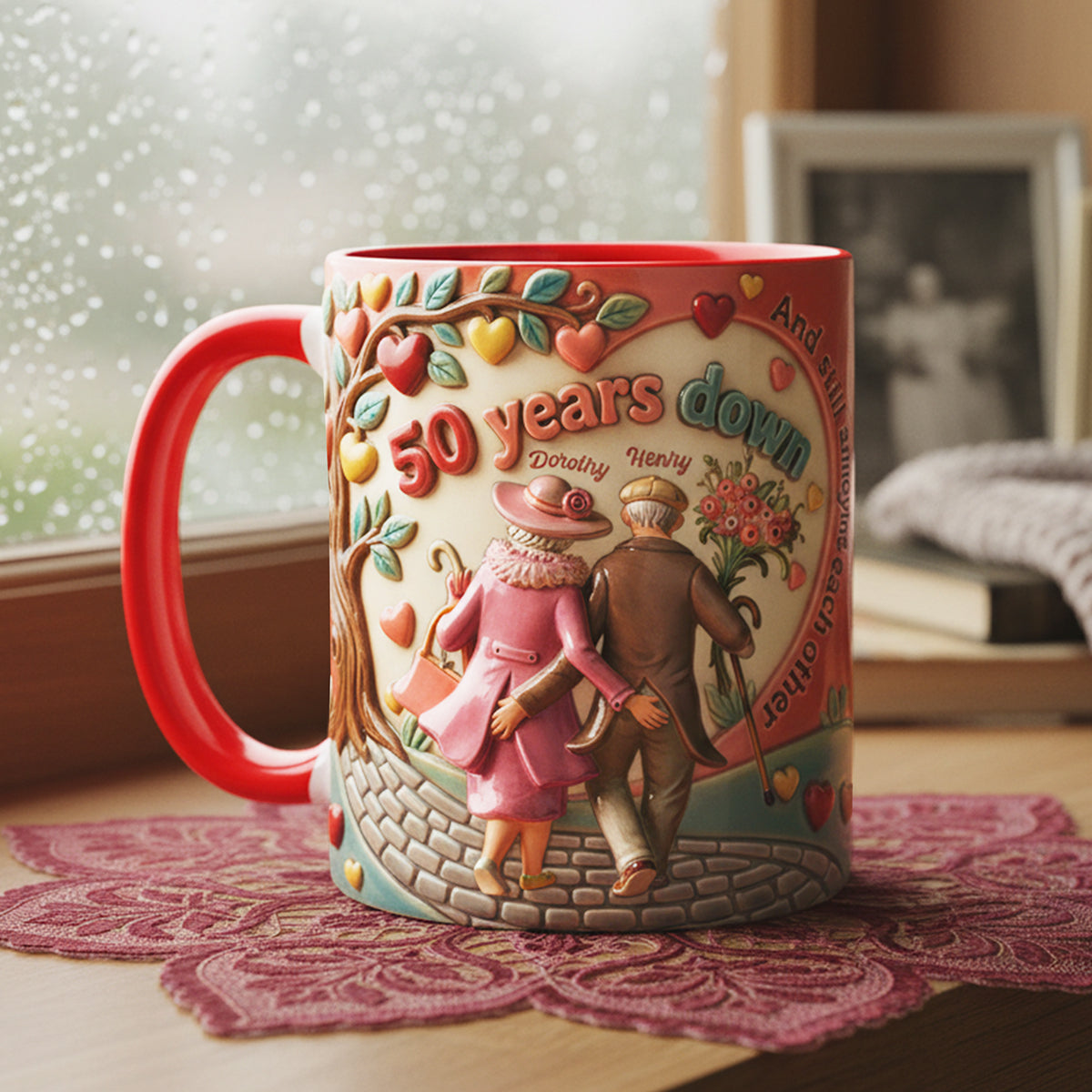 Naughty Old Couple Coffee Mug - Personalized Gifts For Couple 01pata270126