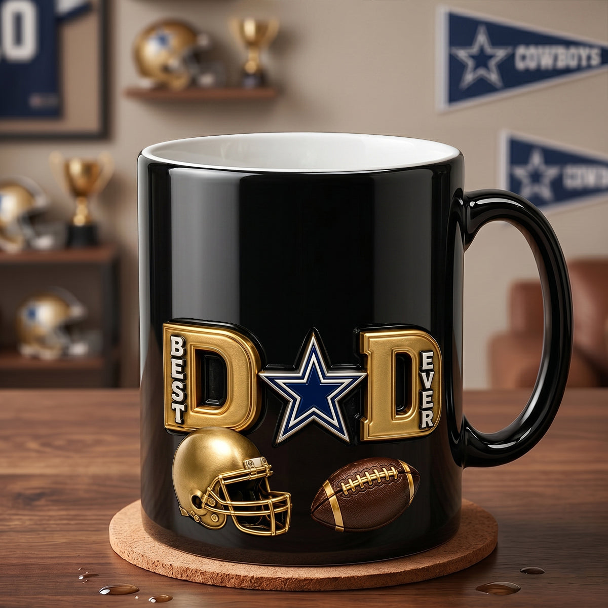 Best Dad Ever Magic Coffee Mug - Personalized Gifts For Dad 02natn190526