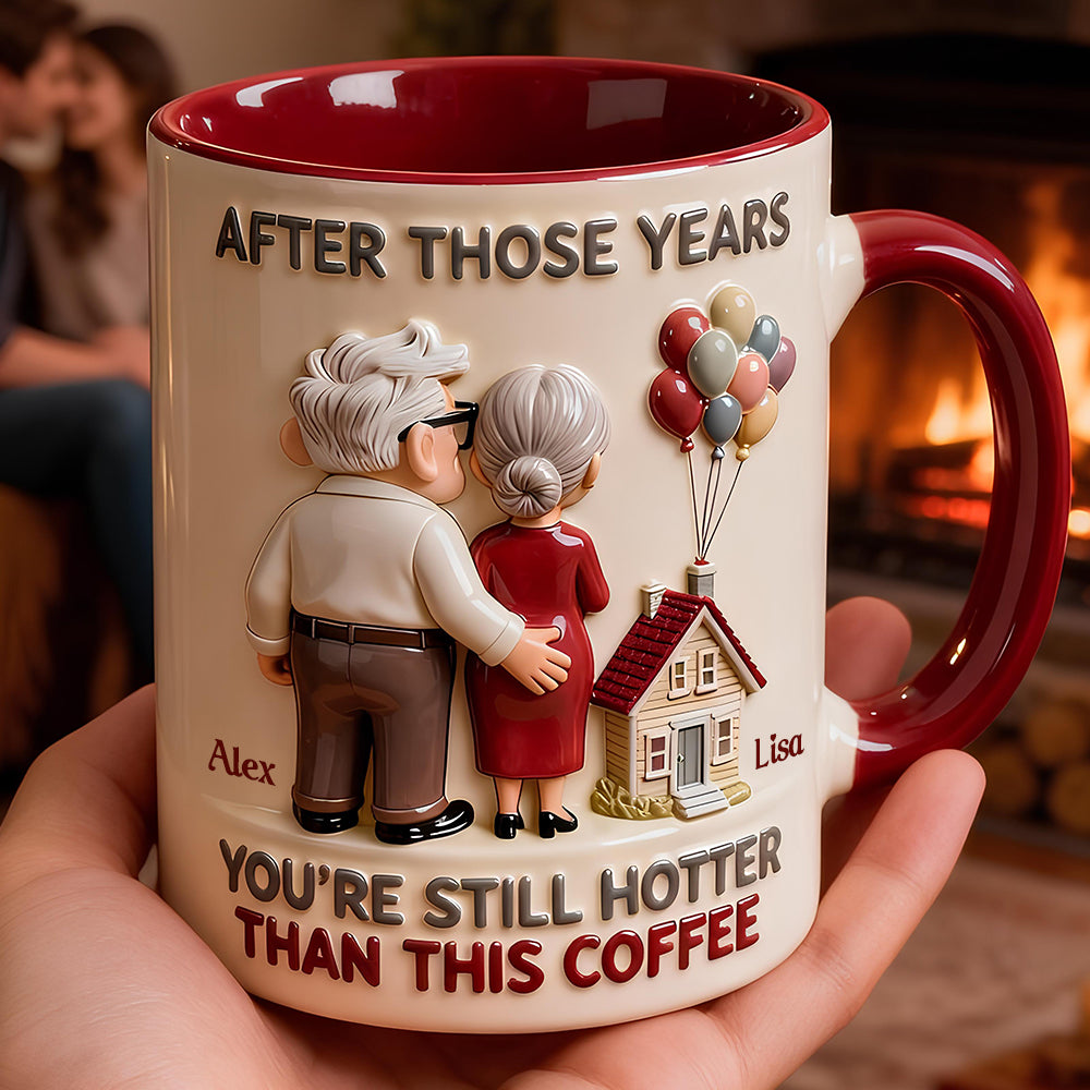 Funny Old Couple Accent Mug - Personalized Gifts For Couple 04PGDT030226
