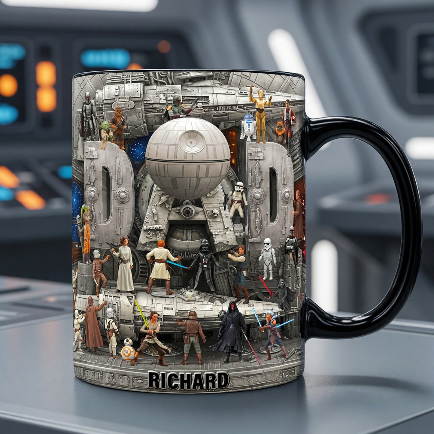 Dad Stand Out Of This World Magic Mug - Personalized Gifts For Dad 05QHQN070526