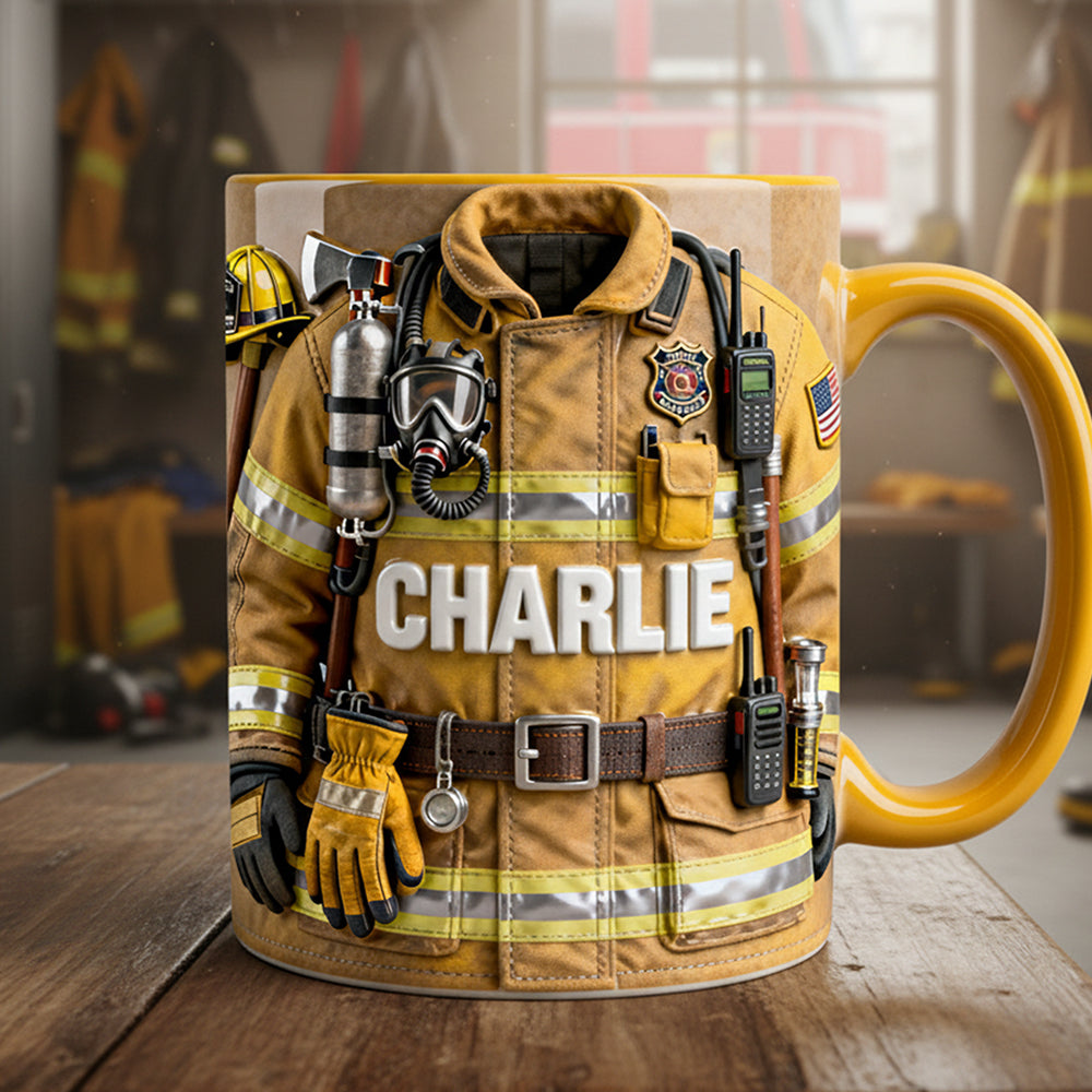 FireFighter Coffee Mug - Personalized Gifts For FireFighter 01hyta140126