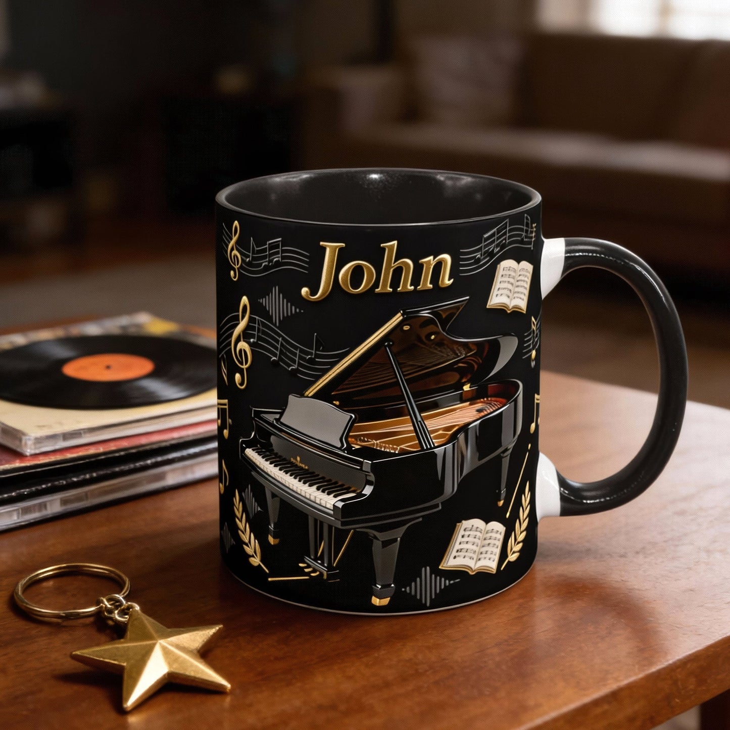 Piano Music Coffee Mug – Personalized Gifts For Piano Lovers 04hyqn200126