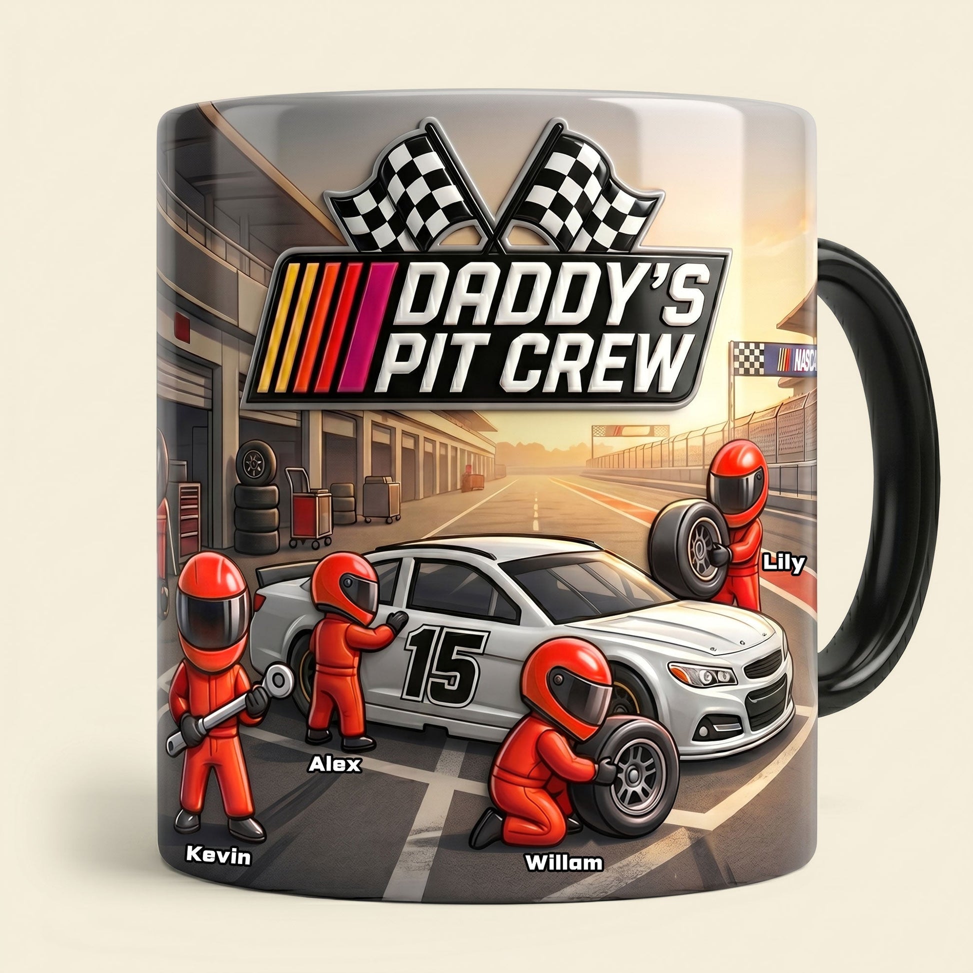 Dad’s Fast Lane Crew Magic Coffee Mug - Personalized Gifts For Dads 02NATI080526