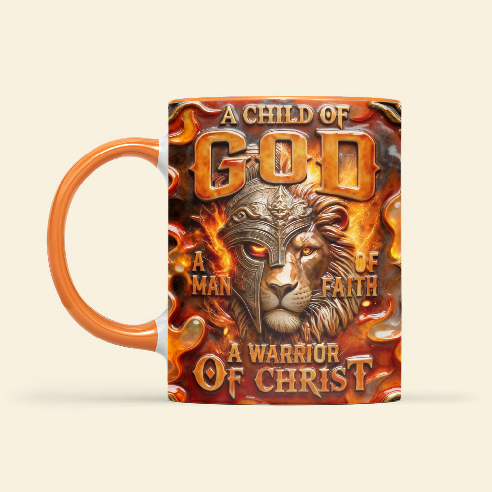 Lion Of Judah Warriors In Fire Accent Mug, Personalized Gifts For Christians 01qhti200126