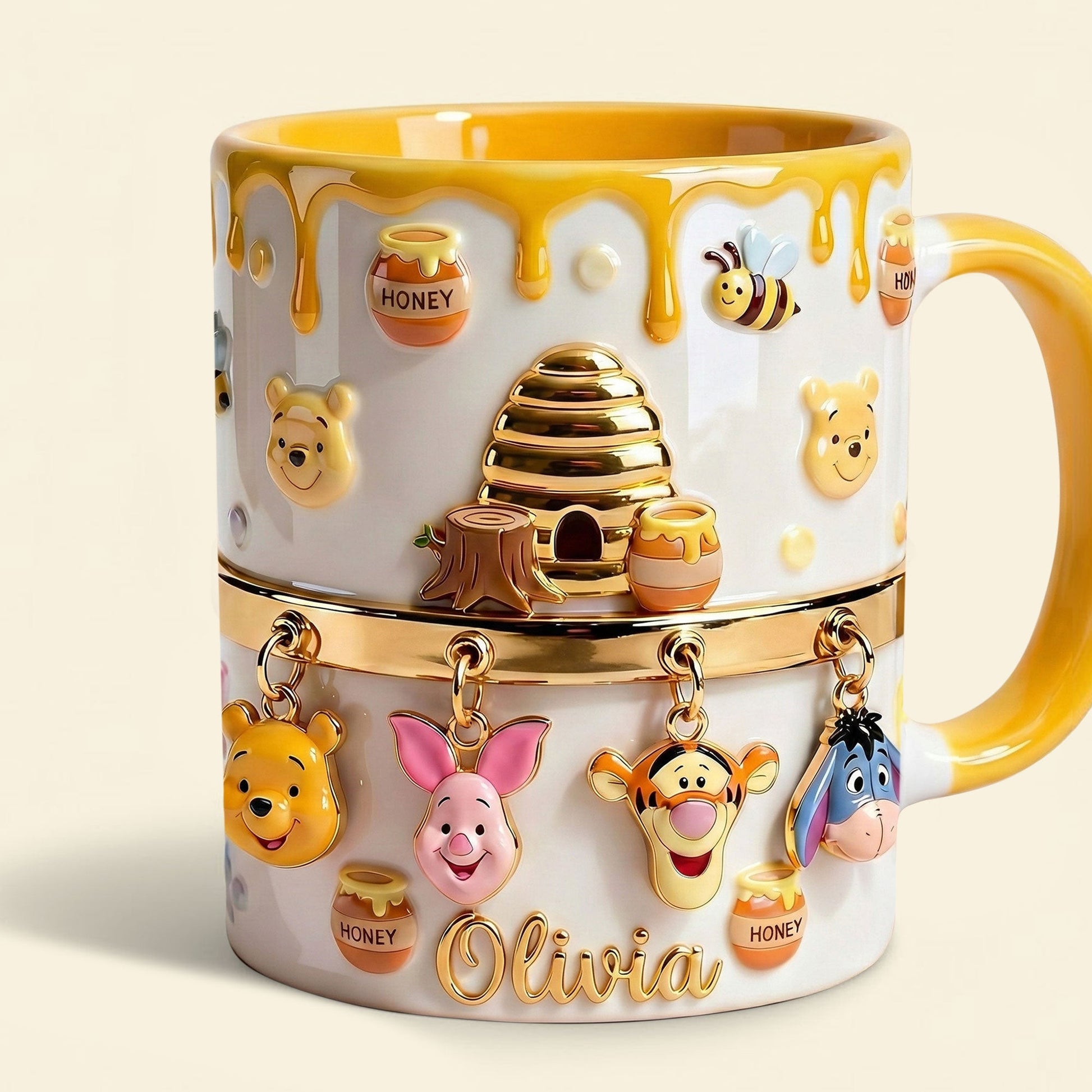 Childhood Bear And Friends Coffee Accent Mug - Personalized Gifts For Kids Coffee Mug 02TGTI220126