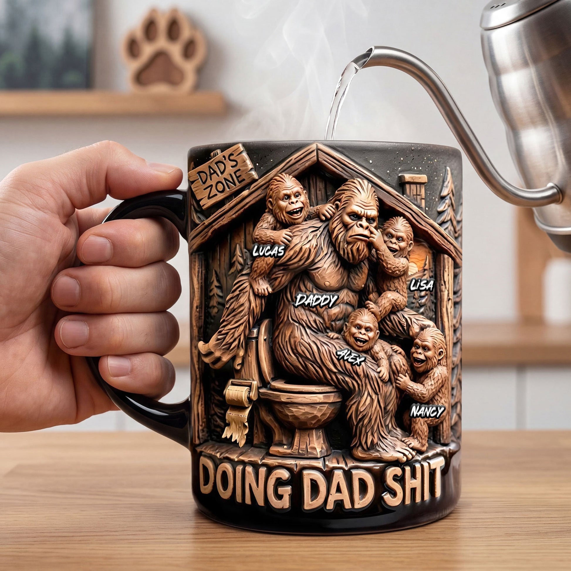 Dad's Rare Personal Space Fun Magic Mug - Personalized Gifts For Dads 01QHTI070526